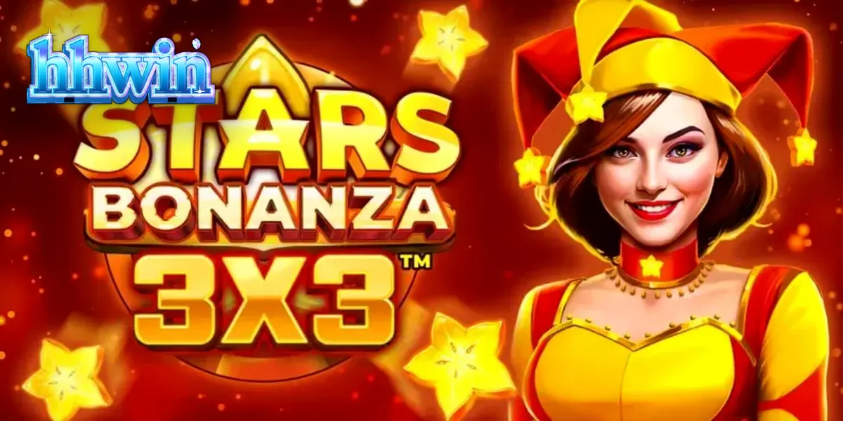 Interface vibrante do slot Stars Bonanza 3x3 com tema de frutas e coringa