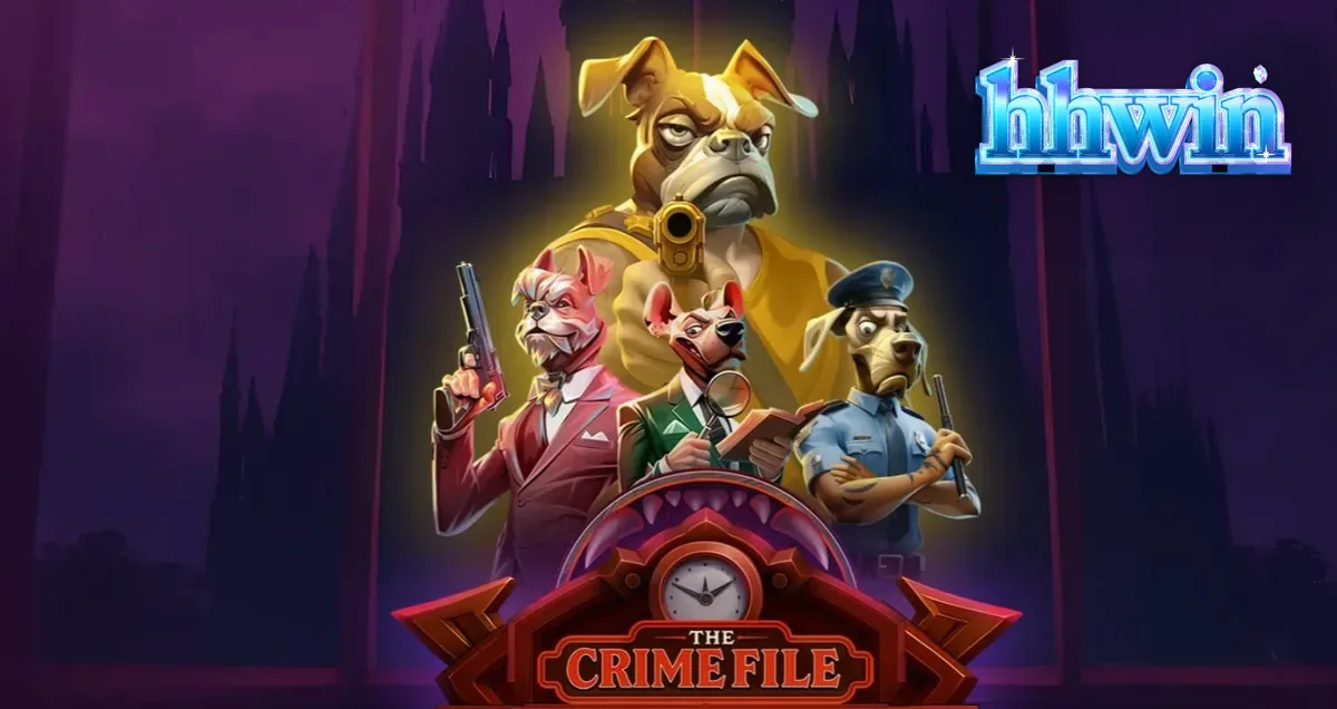 Cena noir de detetive canino em The Crime File